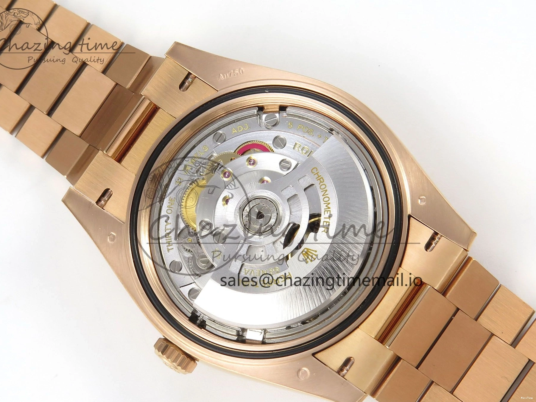 MiroTime 0113 Day Date 40 RG 228235 THBF 1:1 Best Edition RG Marker Dial on President Bracelet VR3255 V3 (Gain Weight) Seasonal 260